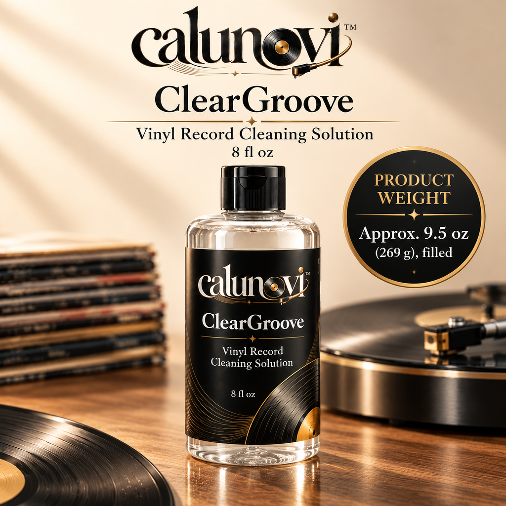 calunovi™ ClearGroove Vinyl Record Cleaning Solution, 8 fl oz