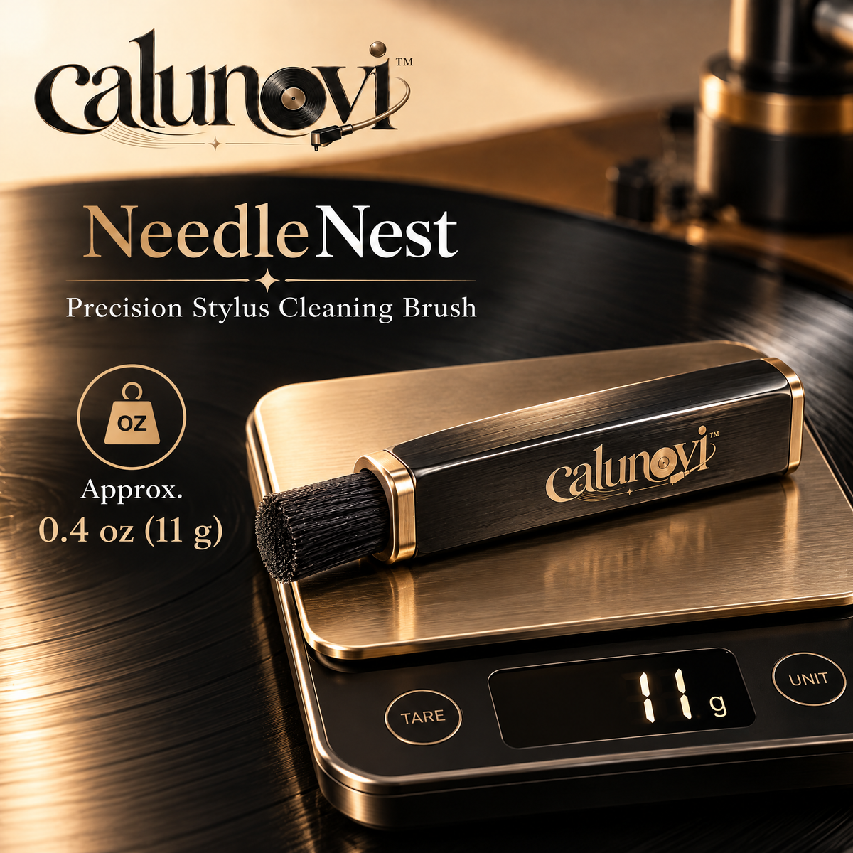 calunovi™ NeedleNest Precision Stylus Cleaning Brush