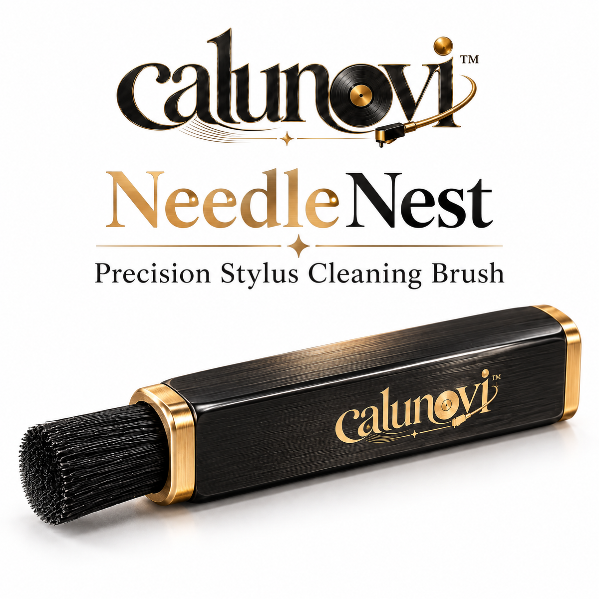 calunovi™ NeedleNest Precision Stylus Cleaning Brush