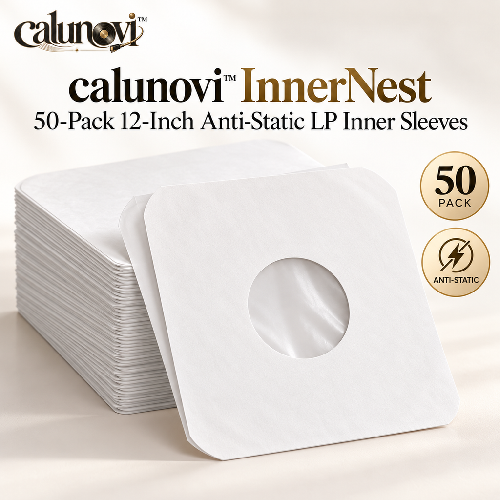 calunovi™ InnerNest 50-Pack 12-Inch Anti-Static LP Inner Sleeves