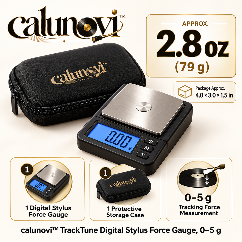 calunovi™ TrackTune Digital Stylus Force Gauge, 0–5 g
