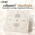 calunovi™ AlignRight Turntable Cartridge Alignment Protractor