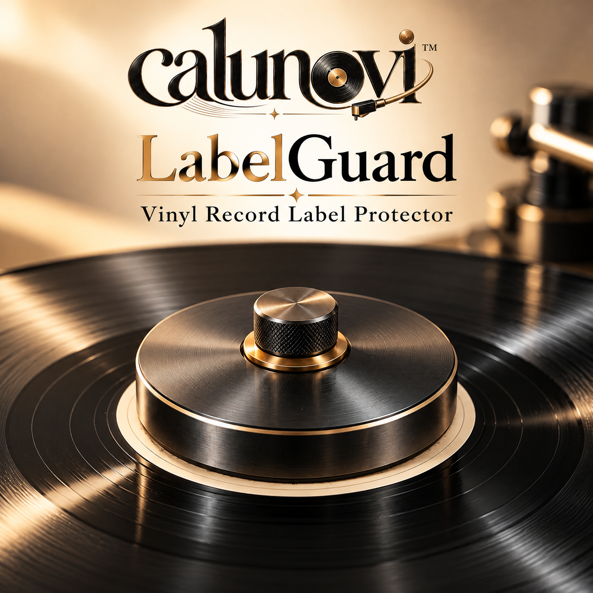 calunovi™ LabelGuard Vinyl Record Label Protector