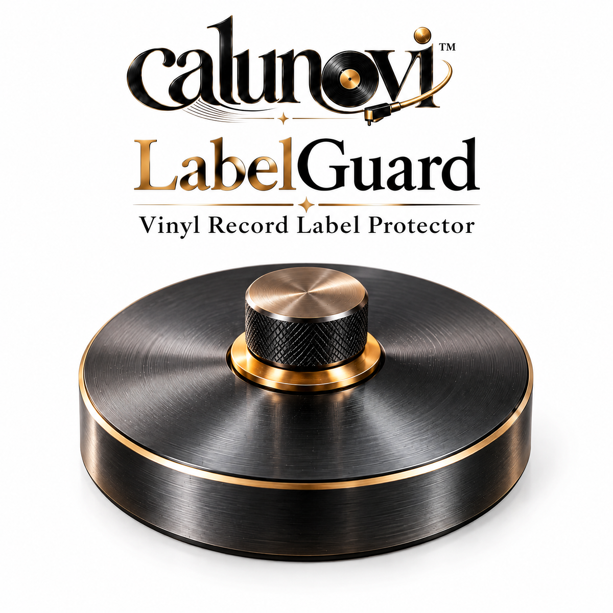 calunovi™ LabelGuard Vinyl Record Label Protector